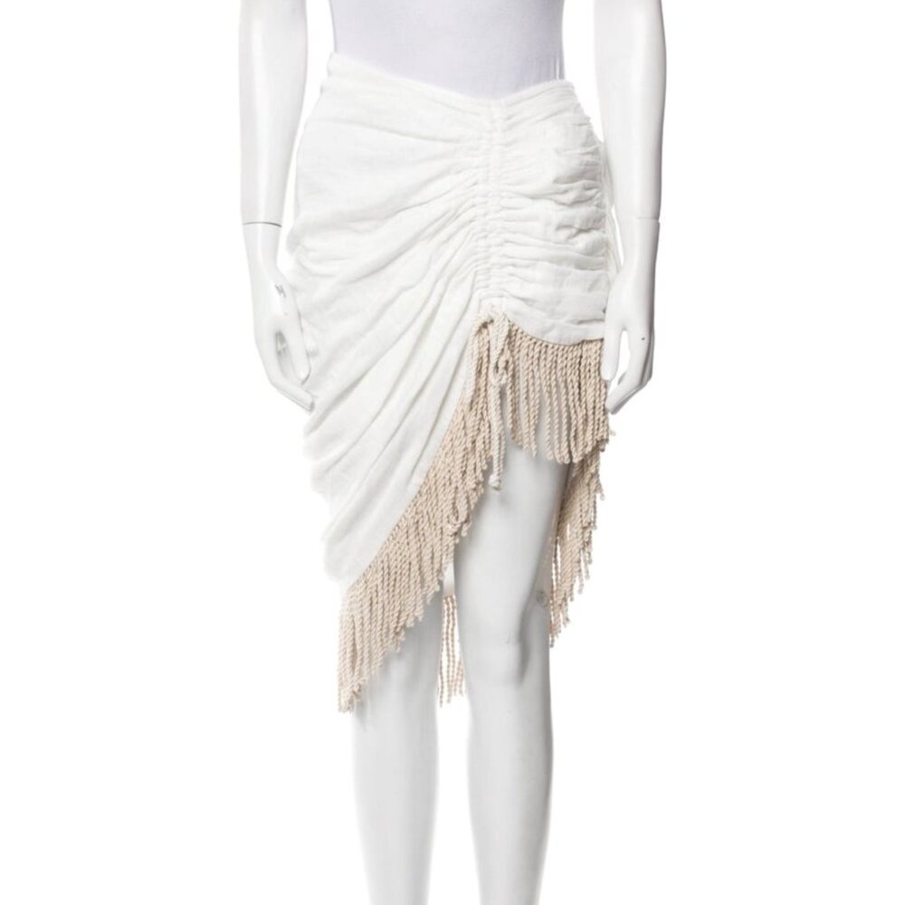 Just Bee Queen - Pleated Accents Knee-Length Skirt